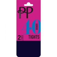 Tights 40D Opaque 2 Pair Pack