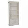 The Cromwell 2 door bookcase is beautifully crafted combining natural oak and a painted finish.